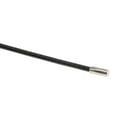 thumbnail image 2 of 10 piezas de lazo de alambre para equipaje lazos para etiquetas de equipaje correas de alambre de metal de material acero inoxidable negro, 2 of 8