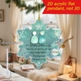 thumbnail image 2 of chaungfeng Snowflake-Shaped Sea Glass Friendship Decor - Timeless Friendship Heart Keepsake - Christmas Pendant for Christmas Tree Hanging Ornaments, Sea Glass Art for Friends, 2 of 5