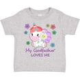 thumbnail image 3 of Inktastic My Godfather Loves Me Cute Unicorn Boys or Girls Toddler T-Shirt, 3 of 5