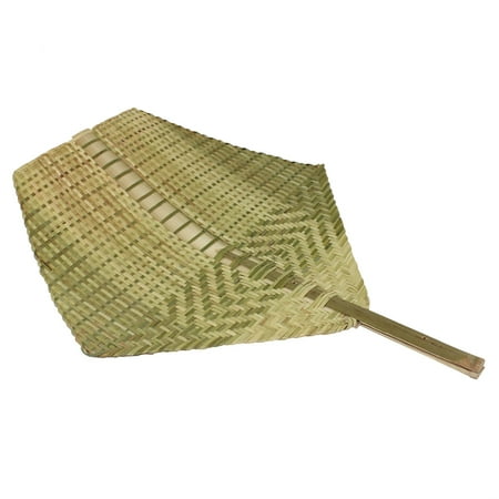 

1PC Bamboo Weaving Fan Handmade Cooling Fan Summer Handheld Fan Family Gift for Adult Elder