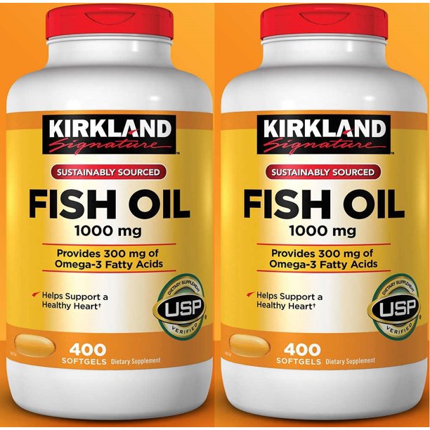 2 PACK Fish Oil 1000 mg., 400 Softgels (2 PACK)