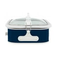 CrockPot 3.5 Quart Casserole Midnight Blue Slow Cooker