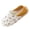 White, variant on Memory Foam Slipper Flats for Women Winter Warm Thin Soft Confinement Shoes Soft Sole Maternity House Slippers Comfort Lightweight Pink 7-7.5