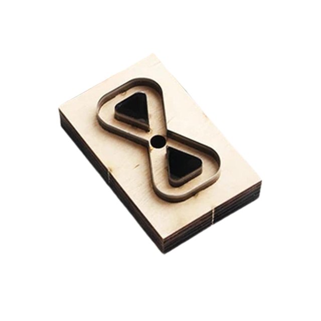 Corte De Metal Diy, Molde De Cuero Troquelado De Madera Para Manualidades, Accesorios De Tela Inevent HA041984-01