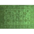 thumbnail image 1 of Ahgly Company Indoor Rectangle Oriental Green Industrial Area Rugs, 2' x 5', 1 of 4