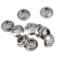 thumbnail image 1 of 10Pcs Couvercle d'Aération d'Armoire Ronde en Acier Inoxydable Trou de Maille Perforé 19mm, 1 of 9