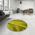 thumbnail image 4 of Ahgly Company Machine Washable Indoor Rectangle Transitional Dark Yellow Green Area Rugs, 3' x 5', 4 of 7