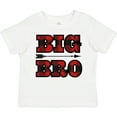 thumbnail image 3 of Inktastic Big Bro Buffalo Plaid Brother Boys Toddler T-Shirt, 3 of 5