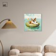 thumbnail image 3 of Hydro Hound Canvas Cute Pet Art Prints by Art Remedy, Silver Frame, 24" x 24", 3 of 7