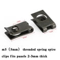 thumbnail image 2 of 20x Small M5 5mm Motorcycle Fairing Spring Clips Speed Spire Nuts Clip U Nut, 2 of 7