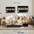 thumbnail image 4 of Elephant Stock Cocktails Wall Art - Horizontal Canvas Wall Art - Dining Room Wall Decor - Food And Drink Canvas - Black And Orange Decor - 45" x 30", 4 of 8