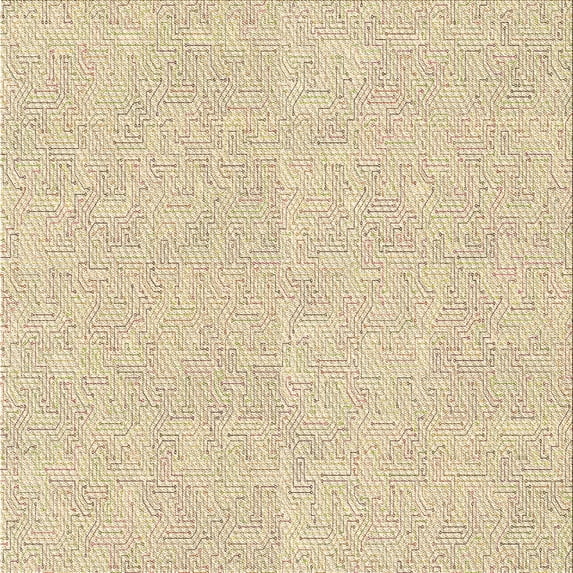 Ahgly Company Machine Washable Indoor Square Transitional Vanilla Gold Area Rugs, 6' Square