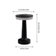 thumbnail image 2 of Cordless Metal LED Desk Lamp, Touch Sensor 3 Color Stepless Dimmable, Metal Body Battery Powered Eye-Care Soft Light, Rechargeable for Living Room Dorm Home Office Study Workbench Use, A, 2 of 6