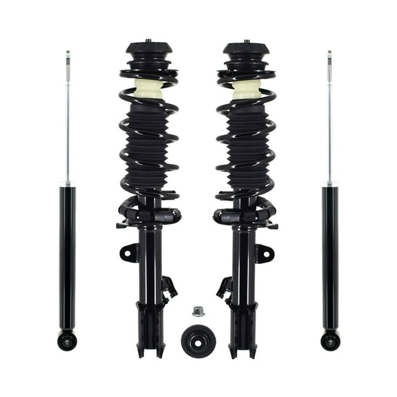 Front - Rear Quick Complete Strut Spring-Shock For 2014-2019 Nissan Versa Note