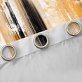 thumbnail image 4 of Homewish Modern Fashion Artwork Black Out Curtains, Chic Orange Abstract Ombre Curtains Pack of 2 (42x63 Each), Teens Adult Women Men Bedroom Curtains, Living Room Curtains Decor, 4 of 6