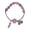 Pink, variant on Elegant Cats Eye Stone Inspire Bracelet With Bell Charm Accessory for Women