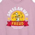 thumbnail image 3 of Peanuts - Snoopy Spass An Der Freud - Women's Racerback Tank Top, 3 of 6