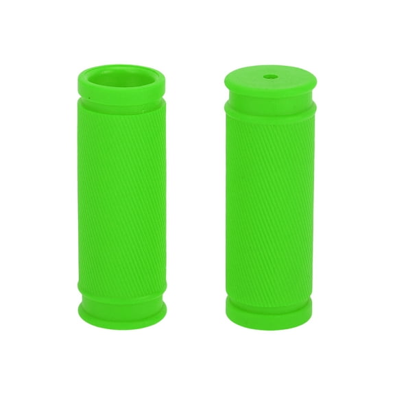 Unique Bargains Bike Handlebar Grips Covers 85mm Long Lightweight Cycling End Grip Protector Green 1 Pair