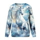 thumbnail image 4 of ICHUANYI Liquidación Moda Mujer Casual Manga Larga Cuello Redondo Impresión Señoras Sudadera Tops Blusa ICHUANYI WER202308230364, 4 of 4