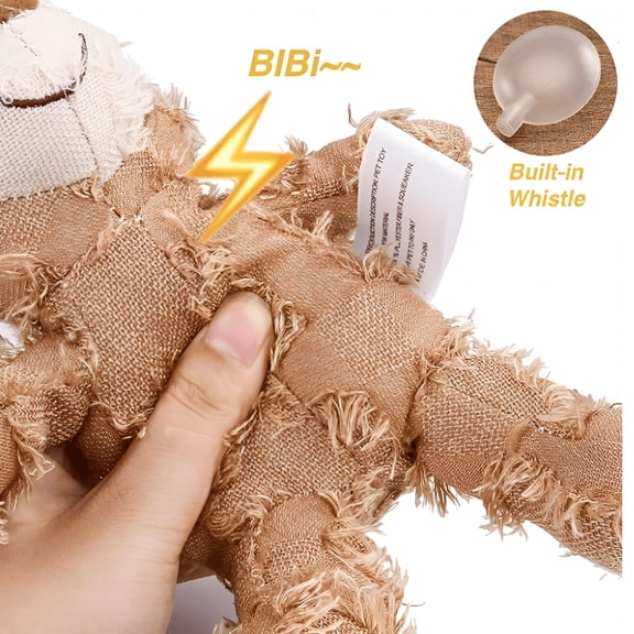 CYFW Indestructible Robust Bear Toy-Plush Squeaky Interactive Dog Toy for Heavy Chewers & Aggressive Chewers,New for Small & Large Dogs