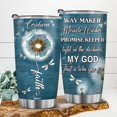 thumbnail image 2 of Personalized Christian Gifts Religious Gifts For Women Faith Dragonfly Dandelion Tumbler Christian Gifts For Women - Birthday Gifts For Women - Friend Gifts For Women Birthday, 2 of 6