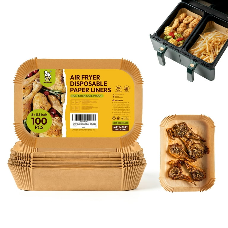 Katbite 230 stuks 16,5 cm luchtfriteuse voeringen voor 3-5 l