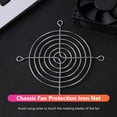 thumbnail image 3 of 5pcs PC Case Fan Grills Computer Cooling Fan Finger Guard Protector (90mm), 3 of 9