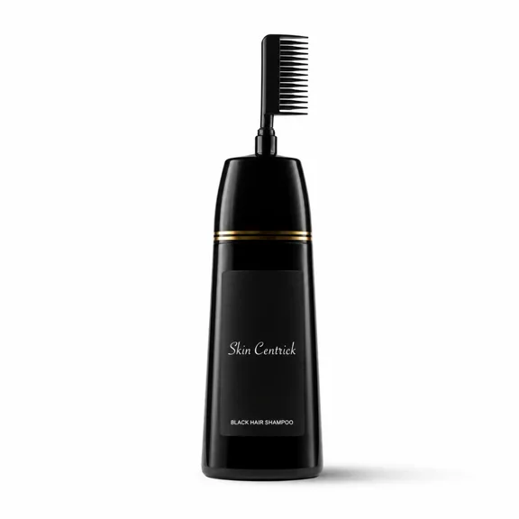 Skin Centrick 3-in-1 Black Shampoo with Herbal Extracts - Shampoo, Conditioner & Color Enhancer, 1 Piece