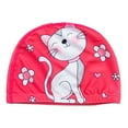 thumbnail image 2 of LJNYFDC Bathing Hat Children's Swimming Hat Breathable High Elastic Quick Drying Cartoon Print Swim Cap with Ear Protection, 2 of 6