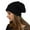 Black 1, variant on Women's Summer Travel Essentials Accessories Berets for Women Spring and Autumn New Striped Stacking Hat Knitted Hat Thin Streetwear Cold Proof Cap Curled Edge Hat