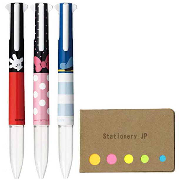 Uni Disney Style Fit 5 Color Multi Pen Body Component Mickey Glove Minnie Donarudo 3 Pack Sticky Notes Value Set Walmart Com Walmart Com