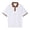 A-Brown452, variant on Bibifish Mens Polo Shirts Contrast Navy Collar And Cuff Trim Shirts Short Sleeve Relaxed Fit Basic Casual Tops