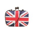 thumbnail image 1 of Bolso de mano XCF Con bandera británica y cadena, 1 of 3