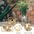 thumbnail image 4 of unbranded Servilletas Reutilizable De Metal Dorado Con De Hojas Para Casa Y Cafetería, 4 of 5