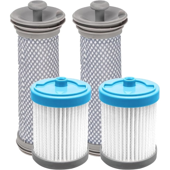 Filter Replacement for Tineco A10 A11 Hero, A10 A11 Master, PURE ONE S11, PWRHERO11 Snap Cordless Vacuum Cleaner, 2 Pre filters and 2 HEPA filters