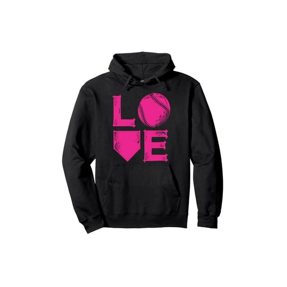 I Love Softball Hoodie - Gift Idea For Teen Girls And Women Comfortable And Stylish 250g Pullover Hoodie, Machine Washable, S-xxl, Perfect Gift For Family And Friends, Ideal For All Seasons