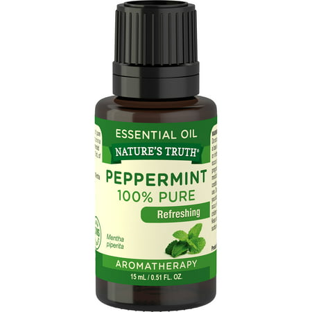 Nature's Truth Aromatherapy 100% Pure Essential Oil, Peppermint, 0.51 Fl