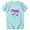 Blue, variant on Women's Happy Hour Wine Glass Graphic T-Shirt - Short Sleeve Casual Tee, Playful for Happy Hours & Gatherings