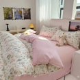thumbnail image 4 of Sanrio Kuromi Hello Kitty-edredón de cama, juego de cuatro piezas, Sábana de cubierta de dibujos animados, conjunto de tres piezas para dormitorio de estudiantes, regalos para niñas, 4 of 5