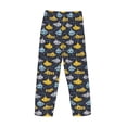 thumbnail image 3 of Lsque Watercolor Bathyscaphe Print Men's Pajama Pants, Lounge Pant - Comfortable Home Wear,Elastic Waistband, Stylish Design-XX-Large, 3 of 9