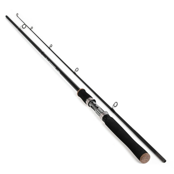 1.8M / 2.1M Portable Lightweight Fiberglass Fishing Rod 2 Sections Lure Rod  Pole Fishing Tackle 