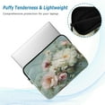 thumbnail image 5 of Quilted Laptop Sleeve for 13-16 Inch Laptops Protective Laptop Case Cover Lightweight Travel & Office Essentials Vintage Peonies and Daisies, 5 of 8