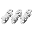 thumbnail image 1 of Uxcell 3pcs Bicycle Missing Link 11 Speed Reusable Steel Bike Chain Link Silver, 1 of 7