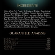 Sheba Wet Cat Food Cuts in Gravy Delicate White Fish & Tuna Entree, 2.6 oz Perfect Portions Twin-Pack Tray