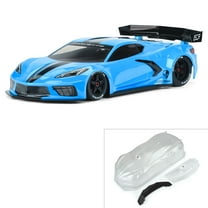 PROTOform Corvette C8 Clear Body Felony & Infraction PRM157700 Car/Truck  Bodies wings & Decals