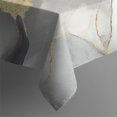 thumbnail image 4 of Gray Marble Gold Line Pattern Rectangle Tablecloth 60"x120",Waterproof Polyester Rectangle Table Cloth, Wipeable Spillproof Polyester Tablecloth for Dining, Camping, Indoor and Outdoor, 4 of 6