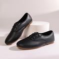 thumbnail image 5 of Women's Slip On Flats Lightweight Soft Round Toe Breathable Casual Walking Shoes Women's Casual Solid Color Closed Toe Flat Shoes, 5 of 9