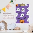 thumbnail image 4 of FORMRS Acrylic Clipboard with Low Profile Clip Standard A4 Letter Size, 12.5" x 9", Halloween Ghosts Purple, 4 of 8