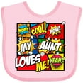 thumbnail image 3 of Inktastic My Aunt Love Me Boys or Girls Baby Bib, 3 of 4