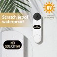 thumbnail image 4 of BeesClover 100pcs No Soliciting Sign Sticker For House Hot Stamping Weatherproof Sticker Label For Door Wall Window, 4 of 8